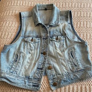 American Eagle Denim Vest